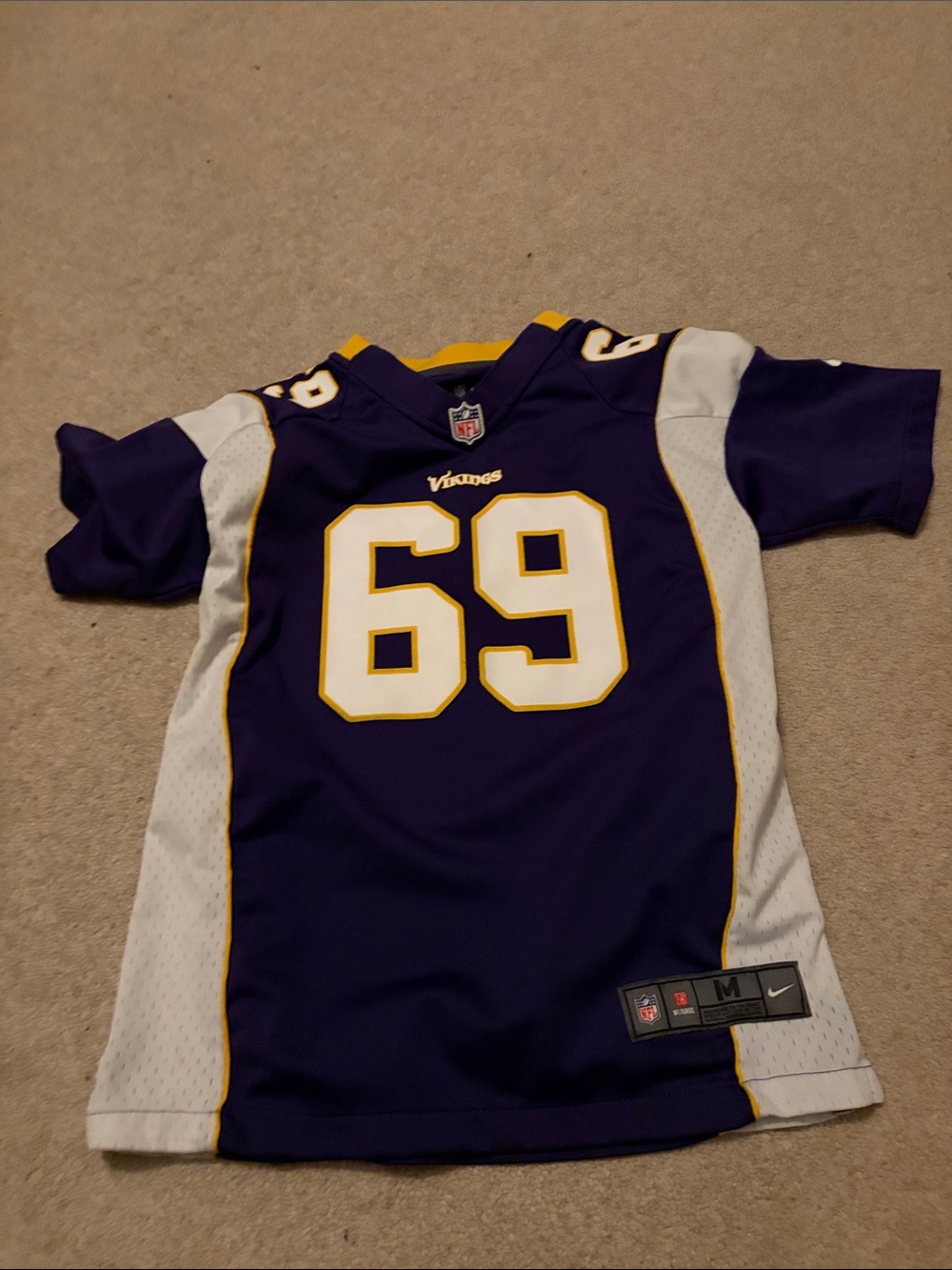 Nike Kids Minnesota Vikings Purple & White #69 Jersey